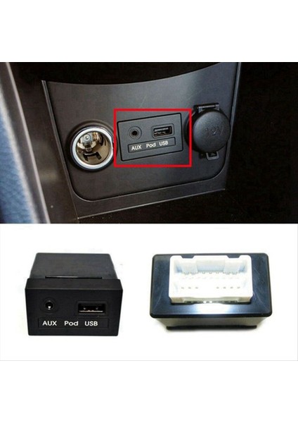 96120-3X000 USB Bağlantı Noktası Soketi Aux Bağlantı Noktası Adaptörü Otomotiv 2011-2013 Için (Yurt Dışından) modelleri