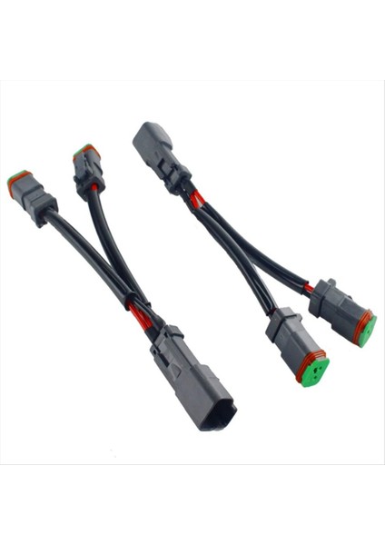 Y Tipi LED Pod Için Deutsch Dt Dtp 2 Pin Soket Adaptörünü Açar (Yurt Dışından)