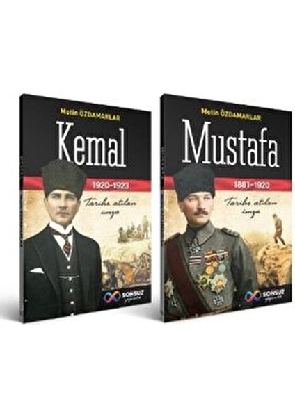 Mustafa ve Kemal - Metin Özdamarlar 2 Kitap Takım Ciltsiz Eser fiyatları