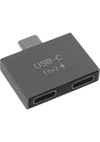 USB C Erkek - Çift USB C Dişi Splitter Dönüştürücü Adaptör (Yurt Dışından)