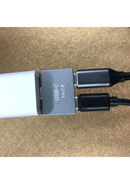USB C Erkek - Çift USB C Dişi Splitter Dönüştürücü Adaptör (Yurt Dışından) fırsatları