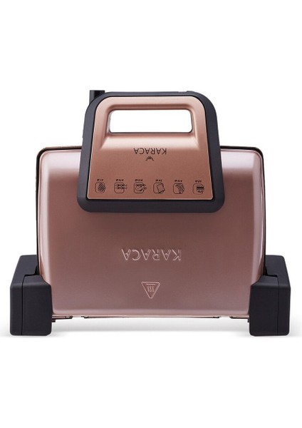 Yüksek Güçlü Parlak Rose Gold Granit Izgara ve Tost Makinesi fiyatları