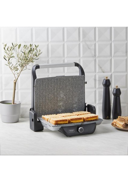 Çift Kademeli Izgara ve Tost Makinesi, Çıkarılabilir Plakalar, Silver fiyatları