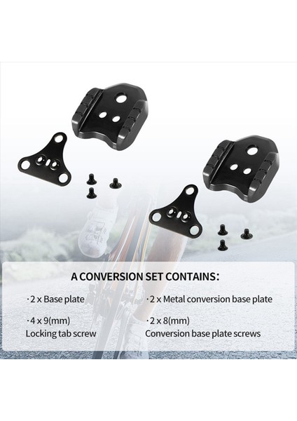 Bisiklet Kilit Pedalı Adaptörü Spd Ayakkabı Kelepçe Kapağı Çift Kullanımlı Adaptör (Yurt Dışından) indirimleri