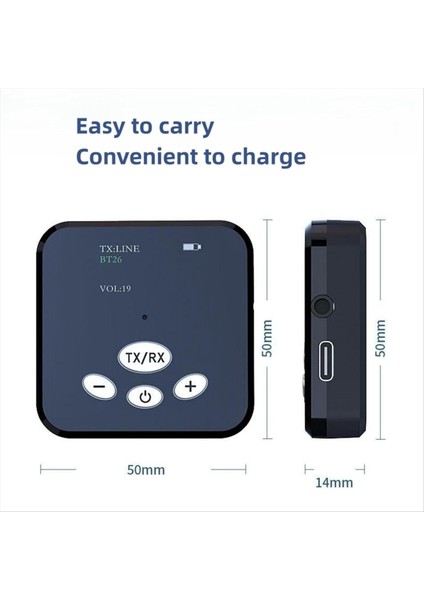 Bluetooth 5.0 Verici Alıcı, Hifi Kablosuz Ses Adaptörü (Yurt Dışından) fiyatları