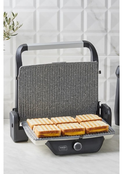 Krem Renkli 2000W 6 Dilim Izgara ve Tost Makinesi fiyatları