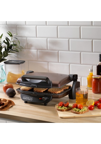 Pratik ve Şık Kahverengi Tost Makinesi, Hızlı ve Eşit Kızartma Sağlar fiyatları