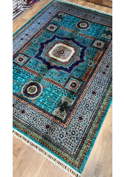 El Dokuma Afgan Memlük Halısı