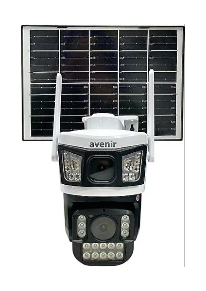AV-S425 6mp 2 Kameralı Aov 4g Sim Kartlı Solar Kamera