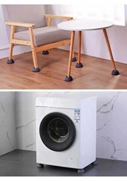 8 Adet Tineke Beyaz Eşya Altlığı Ayağı Titreşim Önleyici Çamaşır Bulaşık Makinası Yükseltici modelleri