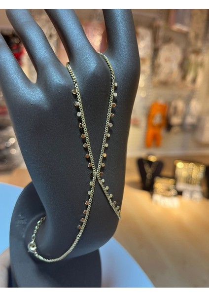 Sallantılı Detaylı Altın Rengi Şahmeran Bileklik – Zarif & Işıltılı Tasarım fırsatları