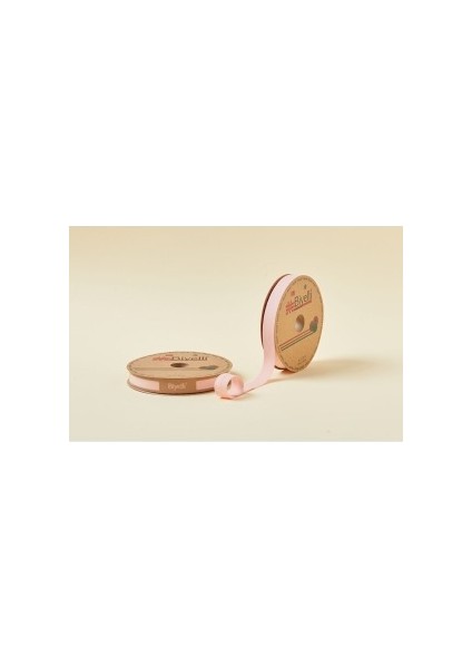 Biye Koton Katlı D10 Somon 2 cm 25 Metre %65 Koton %35 Polyester