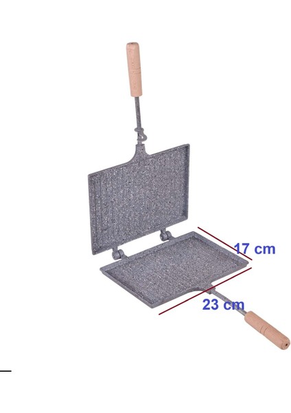 Küçük ve Şık Iç Granit Yapışmaz Tost Makinesi, Kolay Kullanım ve Temizlik