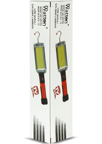 USB Şarjlı Oto Tamirci Çalışma Lambası WT-733 modelleri