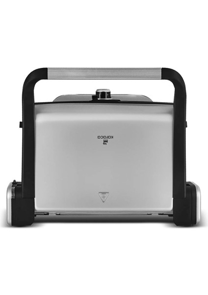 Paslanmaz Çelik Tost Makinesi, Antibakteriyel, Cool Gray Renkli