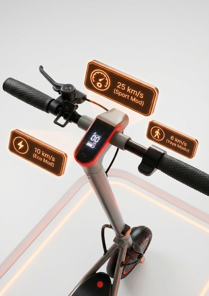 JB-545 Elektrikli Scooter – 350W Motor, 25 Km/s Hız, Disk Fren, Ipx5, 13.2AH Batarya modelleri