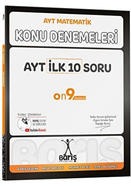 AYT İlk 10 Soru Matematik Konu Denemeleri Üniversite Hazırlık fiyatları