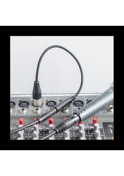 Xlr Erkek - 1/4 Inç Dişi Kablo, 3 Pin Erkek - 6.35MM Soket Ses Kablosu, Xlr Erkek - 6.35MM Mikrofon Ses Kablosu (Yurt Dışından) fırsatları