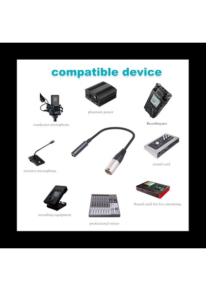 Xlr Erkek - 1/4 Inç Dişi Kablo, 3 Pin Erkek - 6.35MM Soket Ses Kablosu, Xlr Erkek - 6.35MM Mikrofon Ses Kablosu (Yurt Dışından) indirimleri