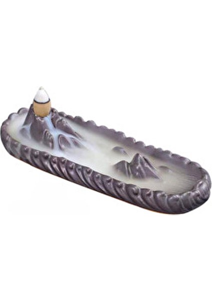 Siyah Dağ Temalı Geri Akış Tütsülük Çubuk Tütsüye Uyumlu Etkili El Yapımı