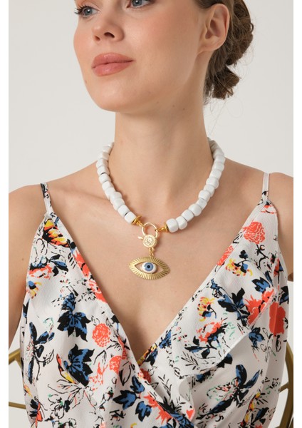 Göz Uçlu Bodrum Boncuk Kolye