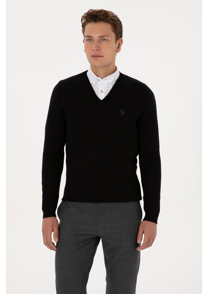 Erkek Siyah Kazak /triko 50313662-VR046