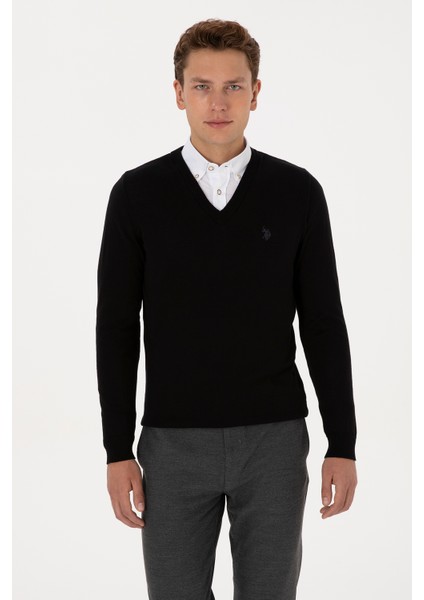 Erkek Siyah Kazak /triko 50313662-VR046 modelleri