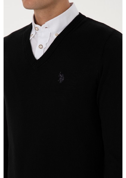 Erkek Siyah Kazak /triko 50313662-VR046