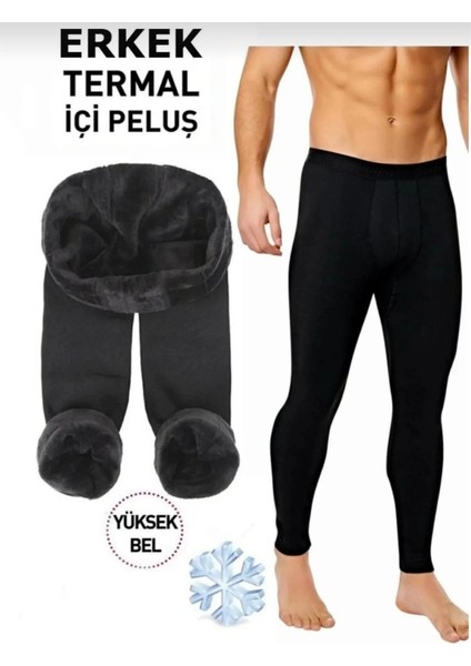 Erkek Içi Peluş Termal Tayt Kışlık Peluşlu Polarlı Likralı Polar Termal Içlik modelleri