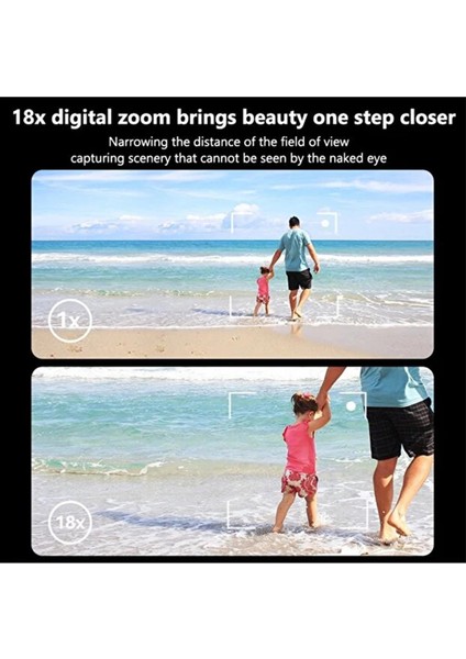 5k 75MP Hd Dijital Kamera 18X Dijital Zoom, Flaşlı,3.0 Inç Ekranlı Fotoğraf Makinesi indirimleri