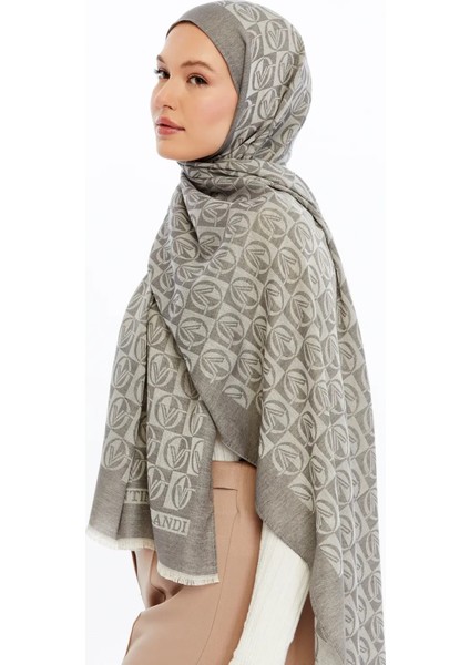 Valentino Orlandı Lana Dama Desen Şal