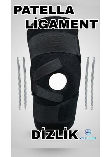 Patella ve Ligament Destekli Dizlik Fleksible Balenli Yaylı Dizlik Menisküs Ağrıları Için.