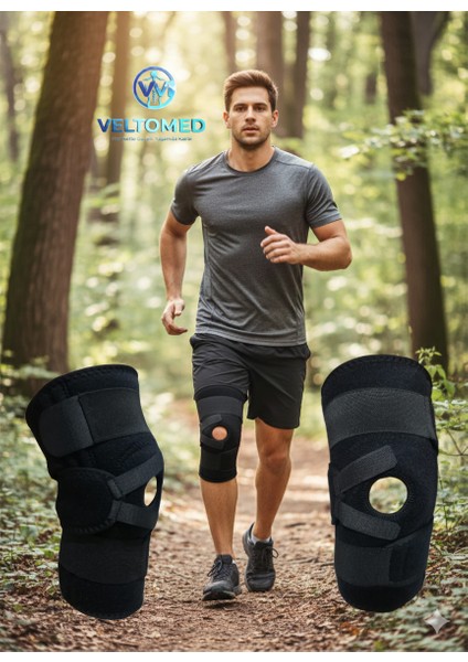 Patella ve Ligament Destekli Dizlik Fleksible Balenli Yaylı Dizlik Menisküs Ağrıları Için. indirimleri