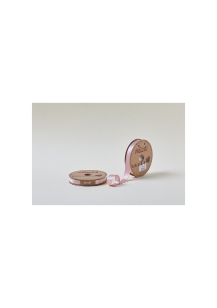 Biye Saten Katlı 087 Pudra 2 cm 25 Metre %100 Polyester