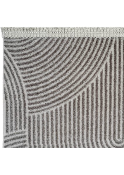 Lena Gri Halı Akrilik Dokuma Lazer Kesim Geometrik Desen Yumuşak Modern Ev Oturma Odası Salon Halısı indirimleri