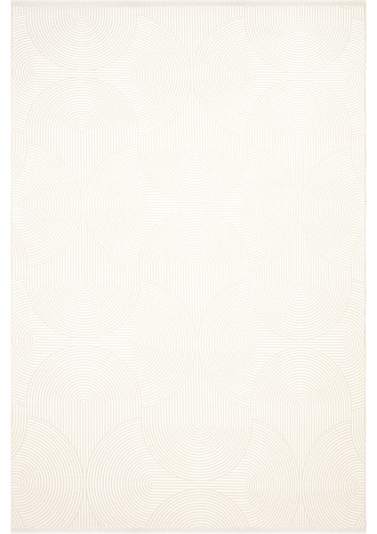 Lena Krem Bej Halı Akrilik Lazer Kesim Geometrik Desen Modern Oturma Odası Salon Yatak Odası Halısı fiyatları