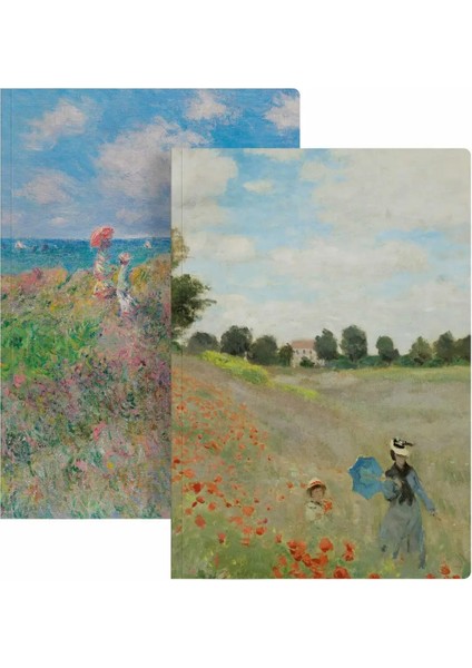 Şemsiyeli Kadınlar Ikili Defter Seti