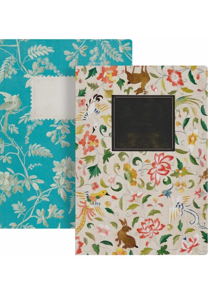Kuş ve Çiçek Ikili Defter Seti
