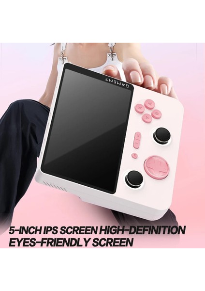 5 Inç Retro E5 Plus El Konsolu – Çift Sistemli, 10000+ Oyun, Tv Bağlantılı, Gamepad Destekli Taşınabilir Video Oyun Konsolu modelleri