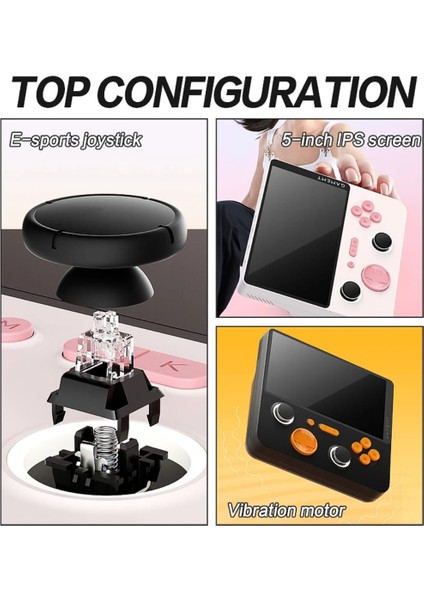 5 Inç Retro E5 Plus El Konsolu – Çift Sistemli, 10000+ Oyun, Tv Bağlantılı, Gamepad Destekli Taşınabilir Video Oyun Konsolu fırsatları