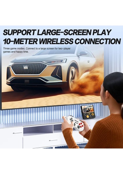 5 Inç Retro E5 Plus El Konsolu – Çift Sistemli, 10000+ Oyun, Tv Bağlantılı, Gamepad Destekli Taşınabilir Video Oyun Konsolu