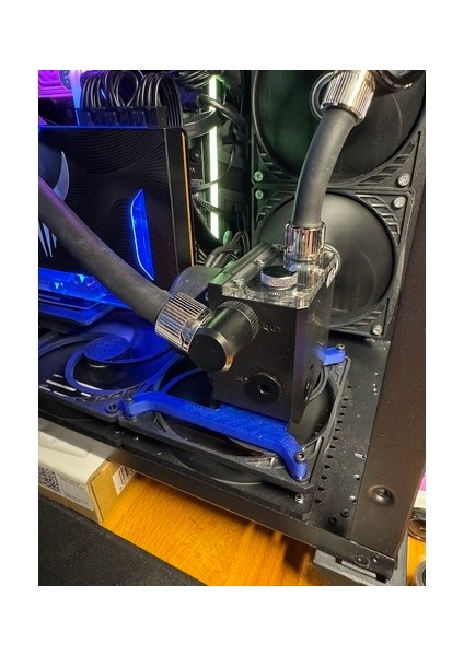 Icemancooler 2u Rezervuar Braketi 120MM Fan Montajı fiyatları