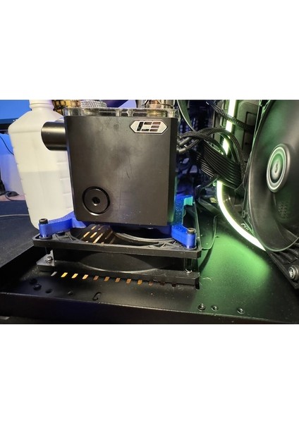 Icemancooler 2u Rezervuar Braketi 120MM Fan Montajı modelleri