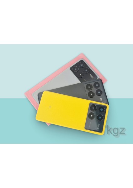 Xiaomi POCO X6 PRO Arka Pil Batarya Kapağı Kapak ( Full Kamera Lensli ) GRİ modelleri