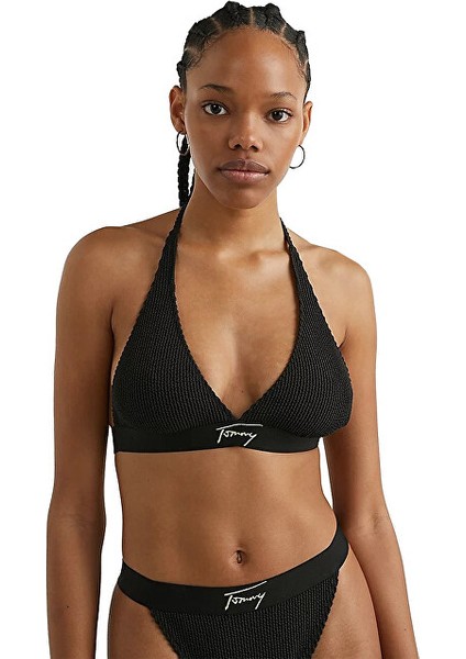 Kadın Siyah Bikini Üstü