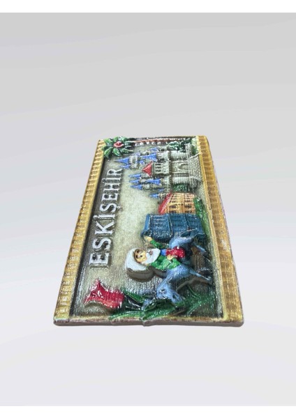 Kabartmalı Eskişehir Temalı Polyester Magnet – Buzdolabı Süsü | 8 x 5 cm Dekoratif Hatıra ( KOD:1053) modelleri