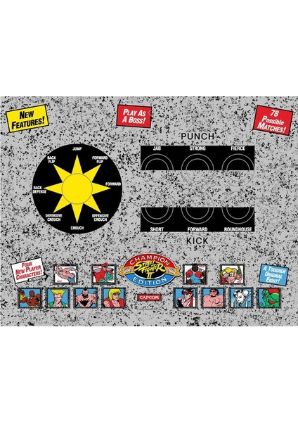 Street Fighter Il Happ Arcade Stick DB15 Has Neo Geo Için indirimleri