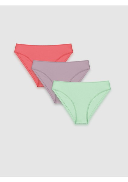 Yeni Sezon Düz Bikini Külot 3'lü