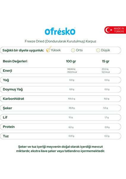 Karpuz Kuru Meyve Cipsi 5'li Paket – Katkısız & İlave Şekersiz - Sağlıklı Atıştırmalık fırsatları