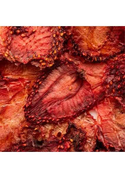 Çilek Kuru Meyve Cipsi 40 gr Fırında Kurutulmuş - Oven Dried Çilek
